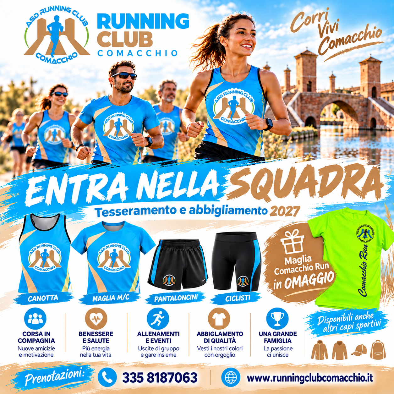 Dotazioni Running Club Comacchio
